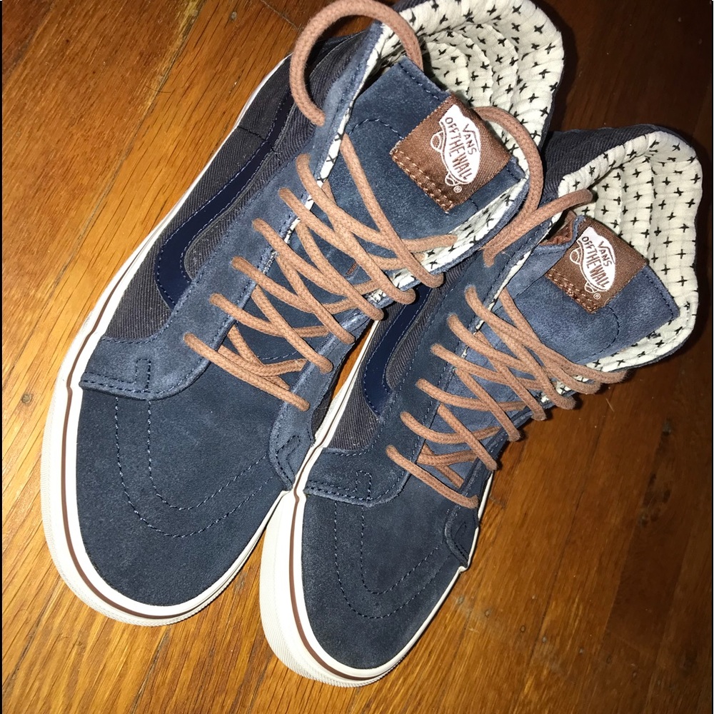 Blue Suede VANS Hightops (UNISEX)